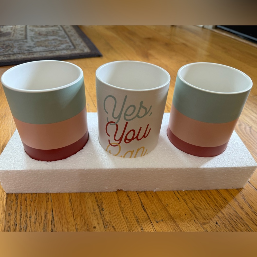 XO, Sienna Yes You Can Desk Vases Set of 3